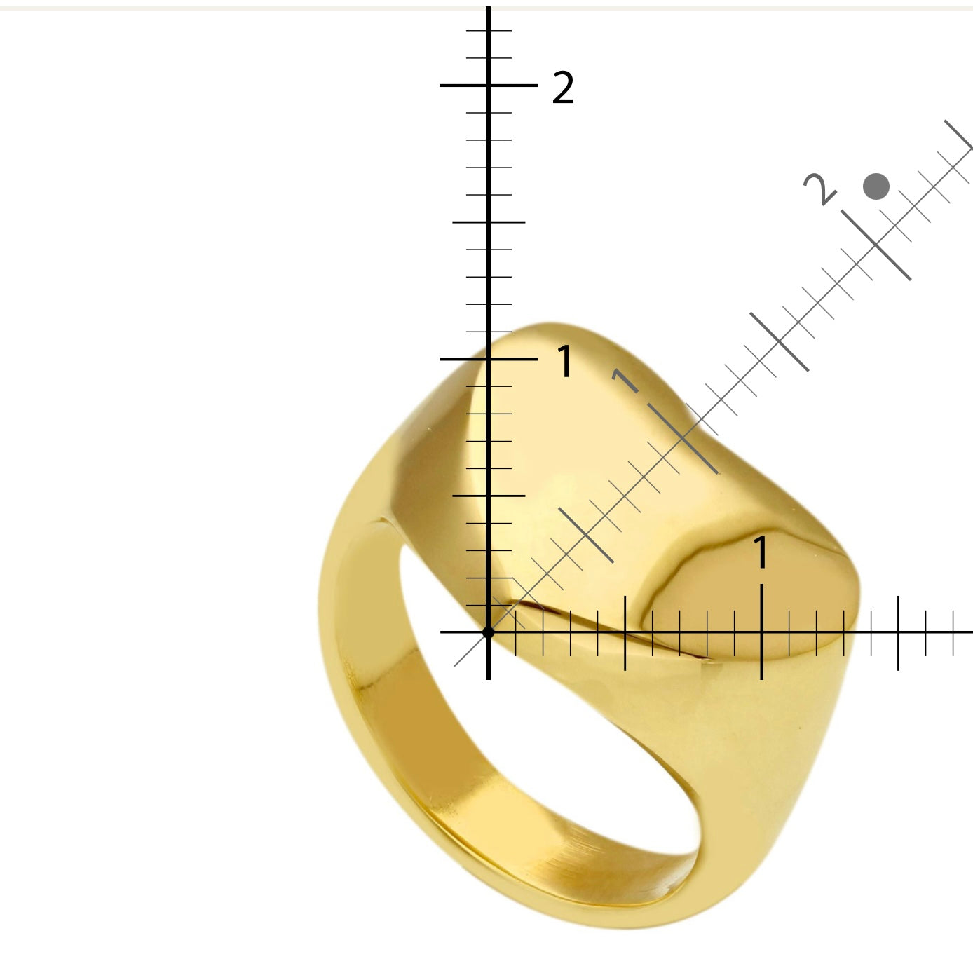 Signet Ring Hart 14kt Gold