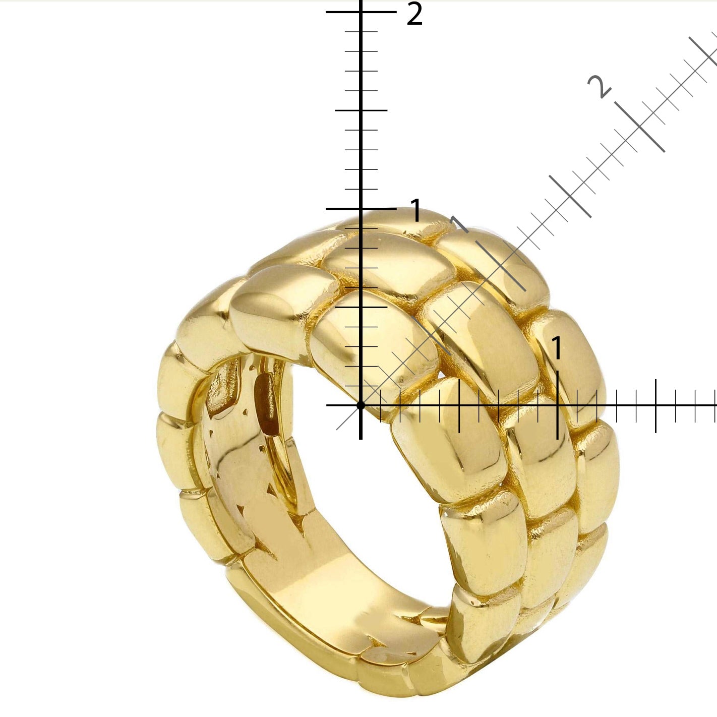 Knitted Ring 18kt Gold