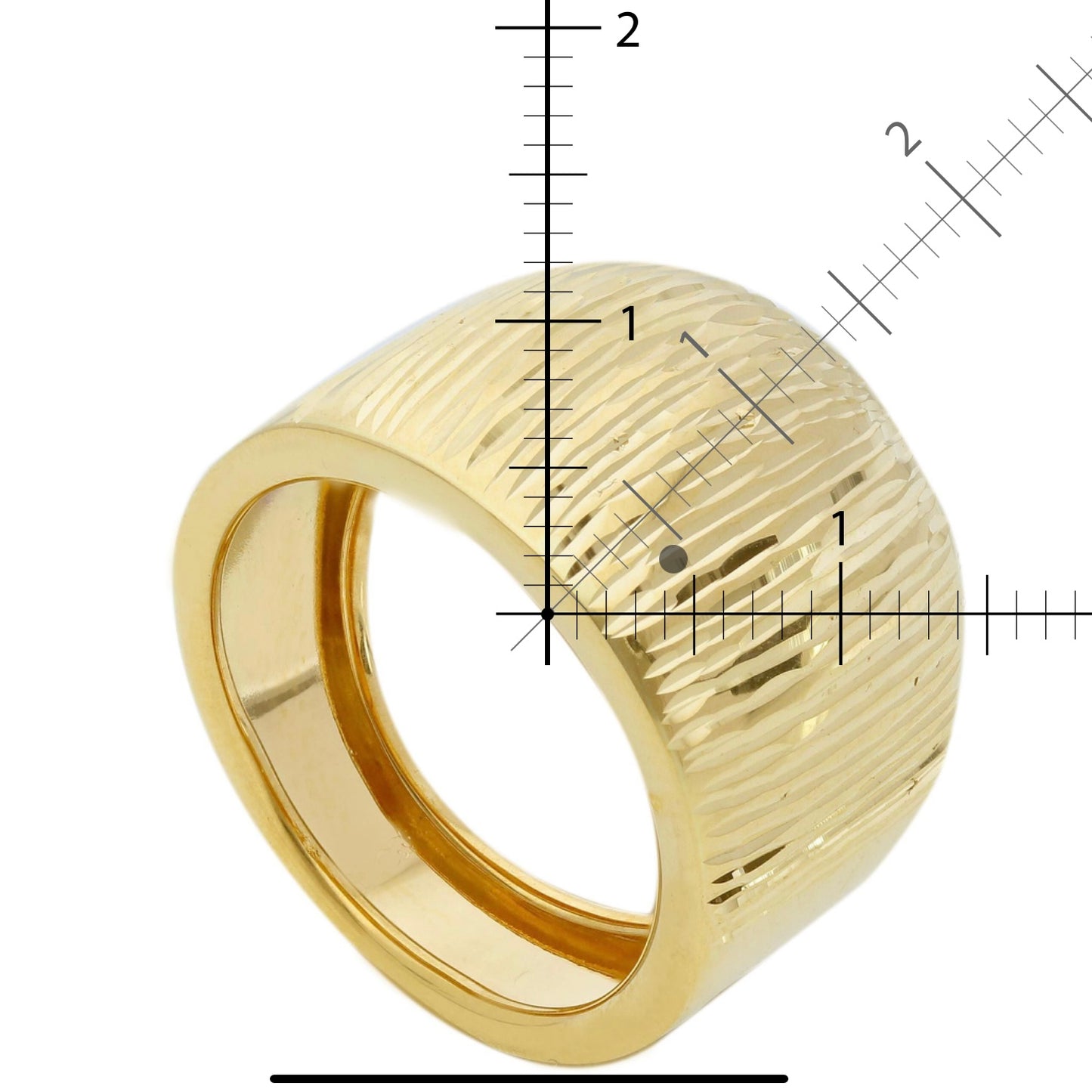 Parure Flat Ring 14kt Gold