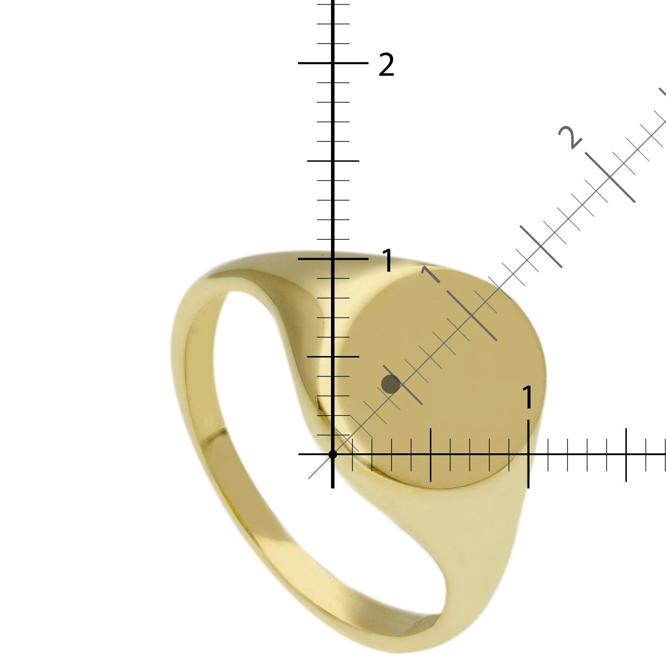 Signet Ring Smal 14kt