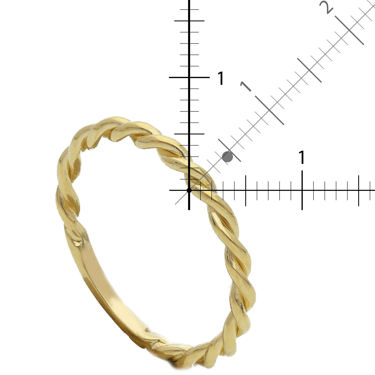 Twisted Ring 14kt Gold