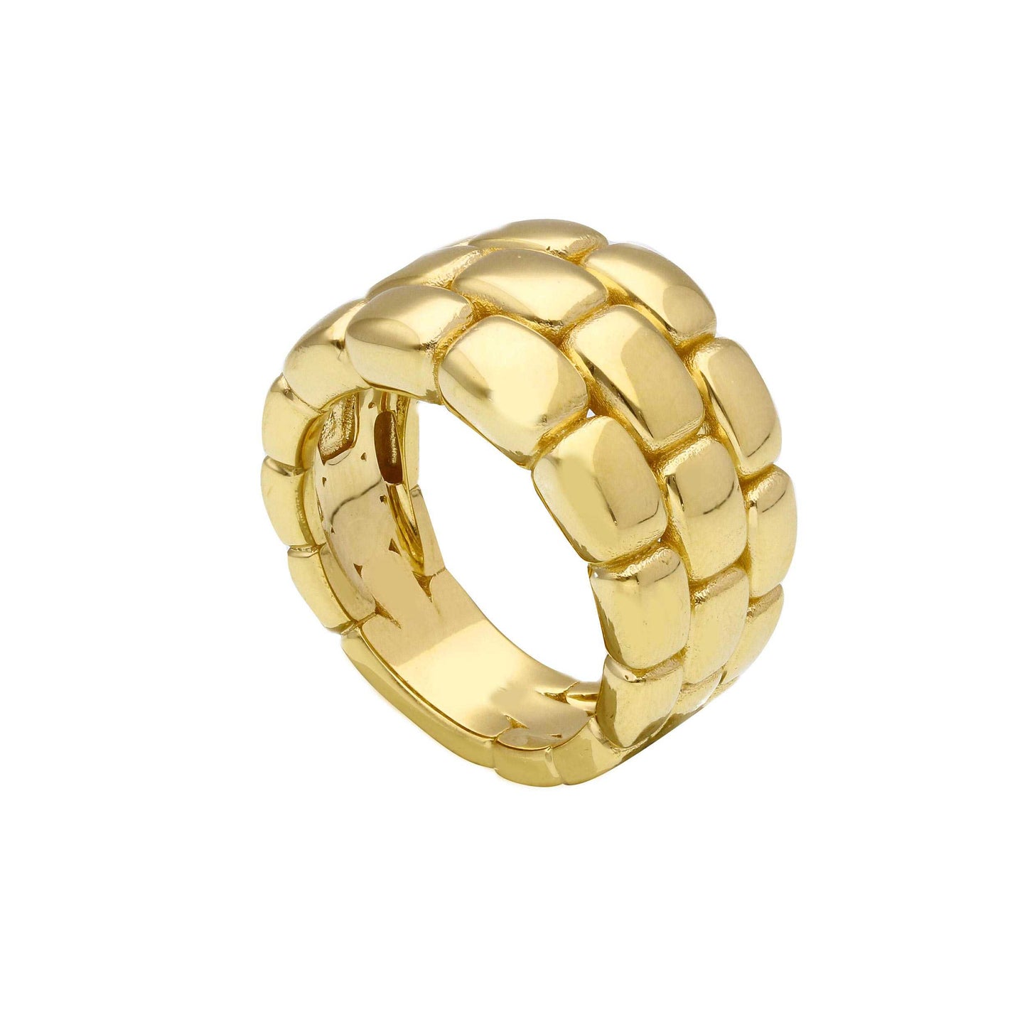 Knitted Ring 18kt Gold