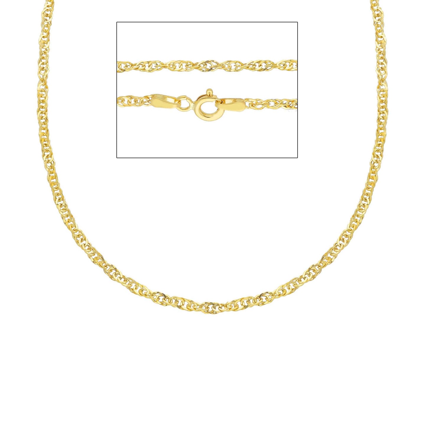 Singapore Gold Necklace