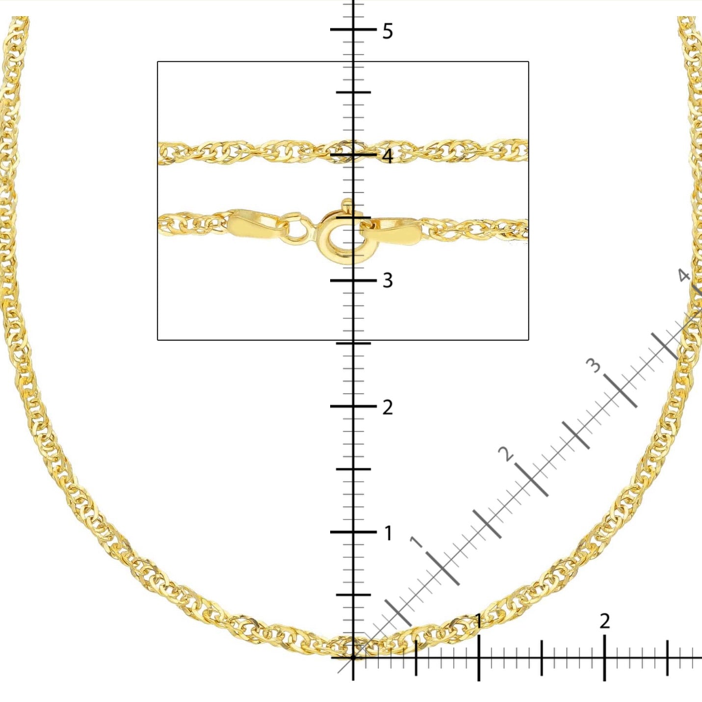 Singapore Gold Necklace