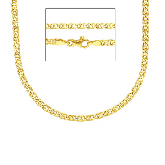 Oval Links Necklace 18kt Gold