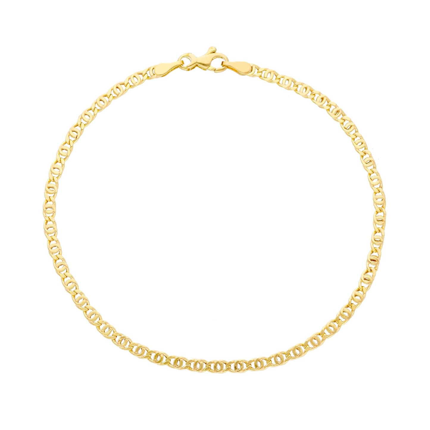 Elegance Twist18kt Yellow Gold Bracelet