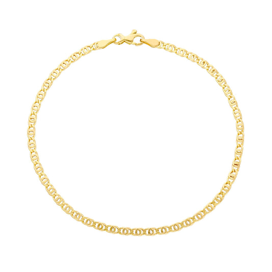 Elegance Twist18kt Yellow Gold Bracelet