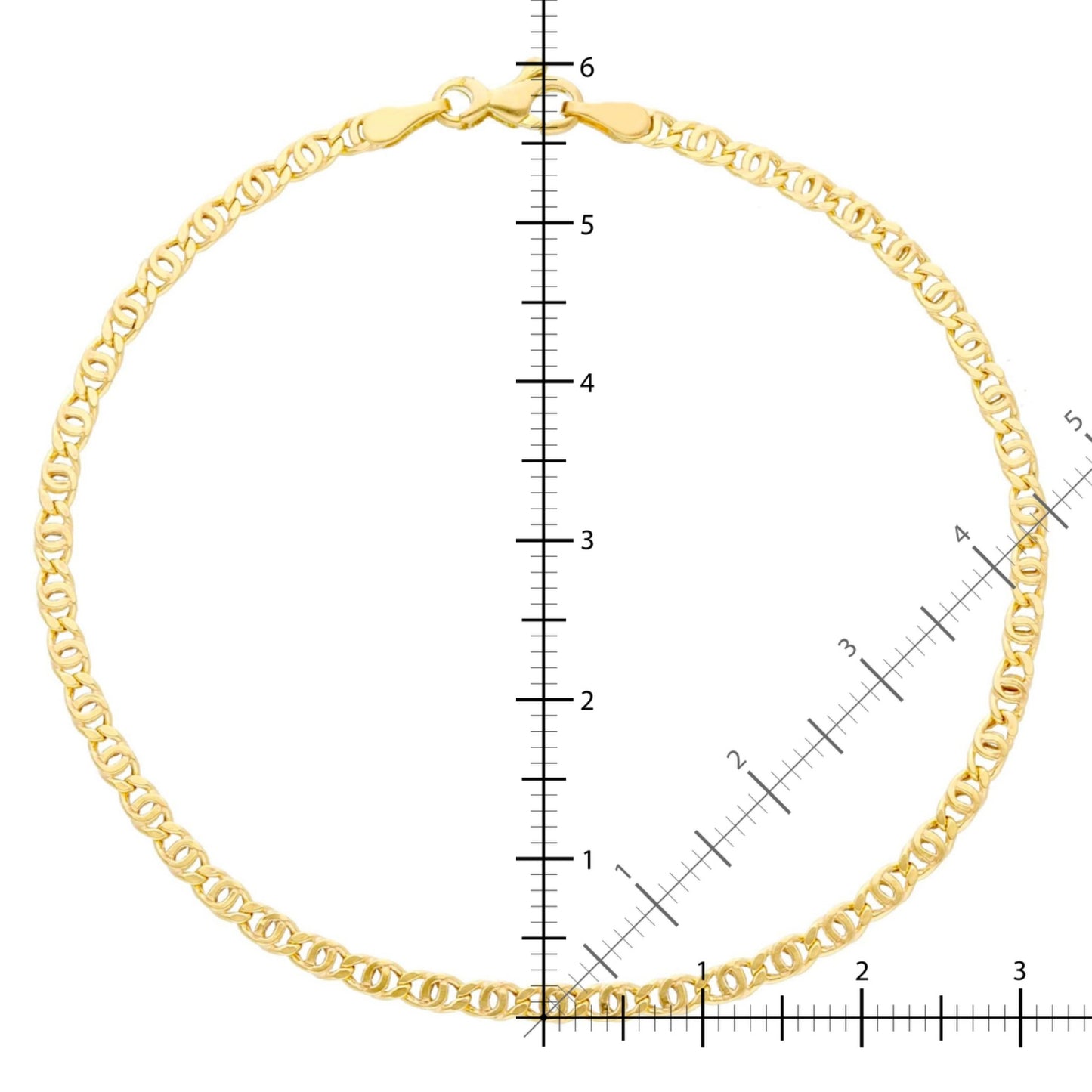 Elegance Twist18kt Yellow Gold Bracelet