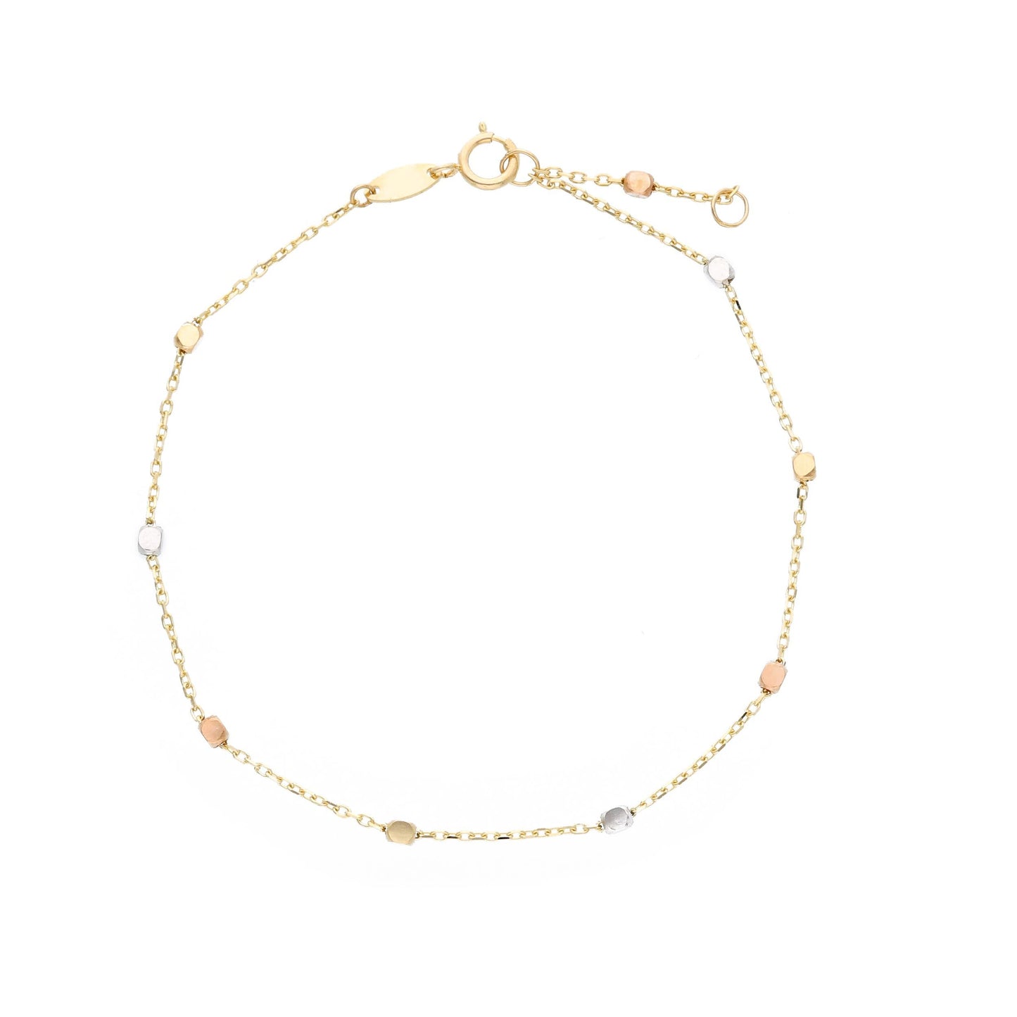 Mini Beads 14kt Yellow Gold Bracelet