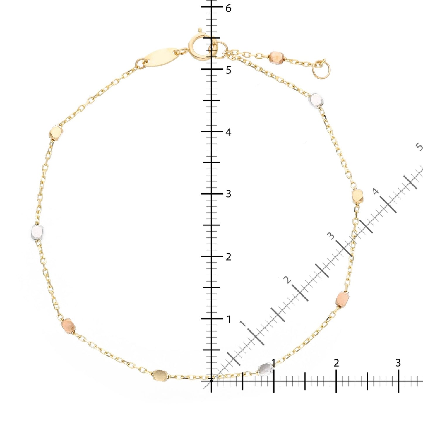 Mini Beads 14kt Yellow Gold Bracelet